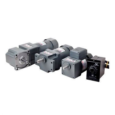 Moteur micro de vitesse monophasé à C.A. 60W de moteur avec le contrôleur de vitesse et la boîte de vitesse à angle droit