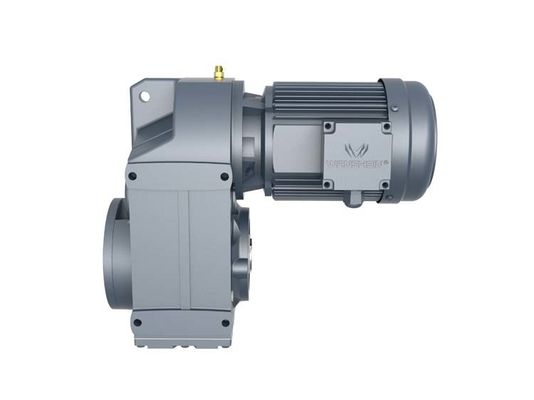 Low Noise Right Angle Gear Reducer Foot / Flange Mounted For Winch Gearbox
