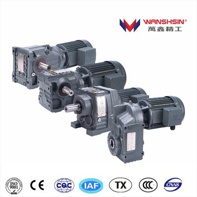 Moteur à induction avec le réducteur de vitesse et VFD, moteur à courant alternatif avec le réducteur