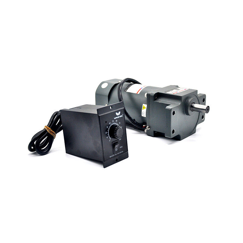Moteur micro de vitesse monophasé à C.A. 60W de moteur avec le contrôleur de vitesse et la boîte de vitesse à angle droit