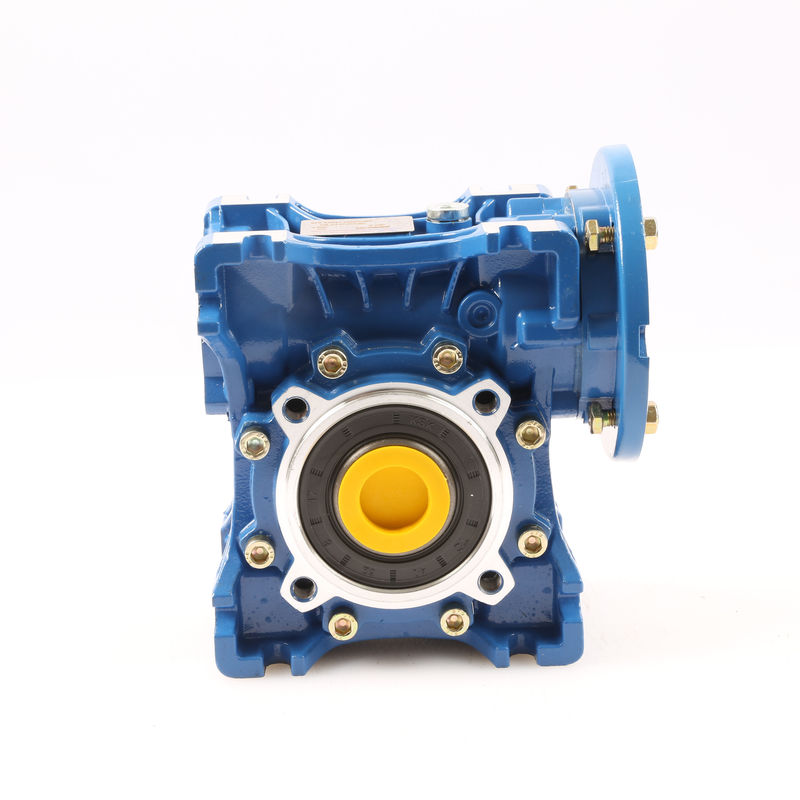 Moteur bleu de pignon à queue de cavité de boîte de vitesse d'engrenage à vis sans fin de la puissance 60W de couleur